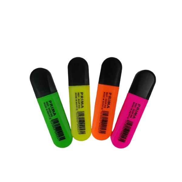 بريما طقم قلم فسفورى 4 لون  Prima phosphorescent pen set, 4 colors